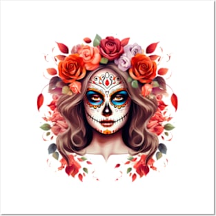 Day of the Dead Woman #3 Posters and Art